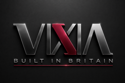 VIXIA custom watercooled PC logo built in Britain