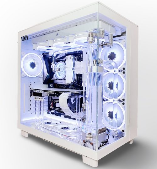 VIXIA PC VX80 NZXT white combined cooling system