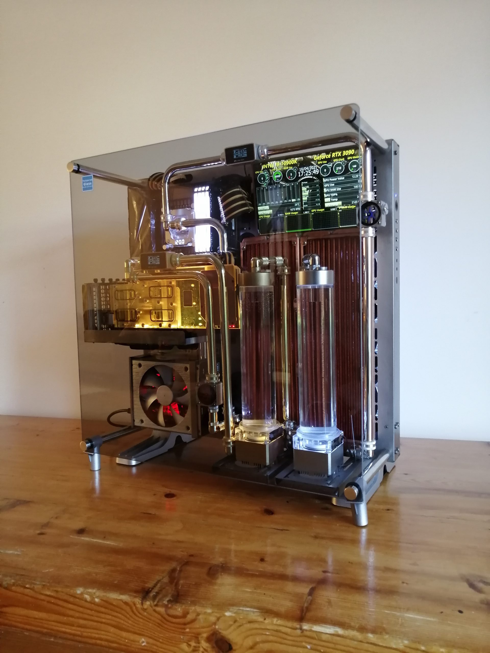 metal custom watercooling PC_8
