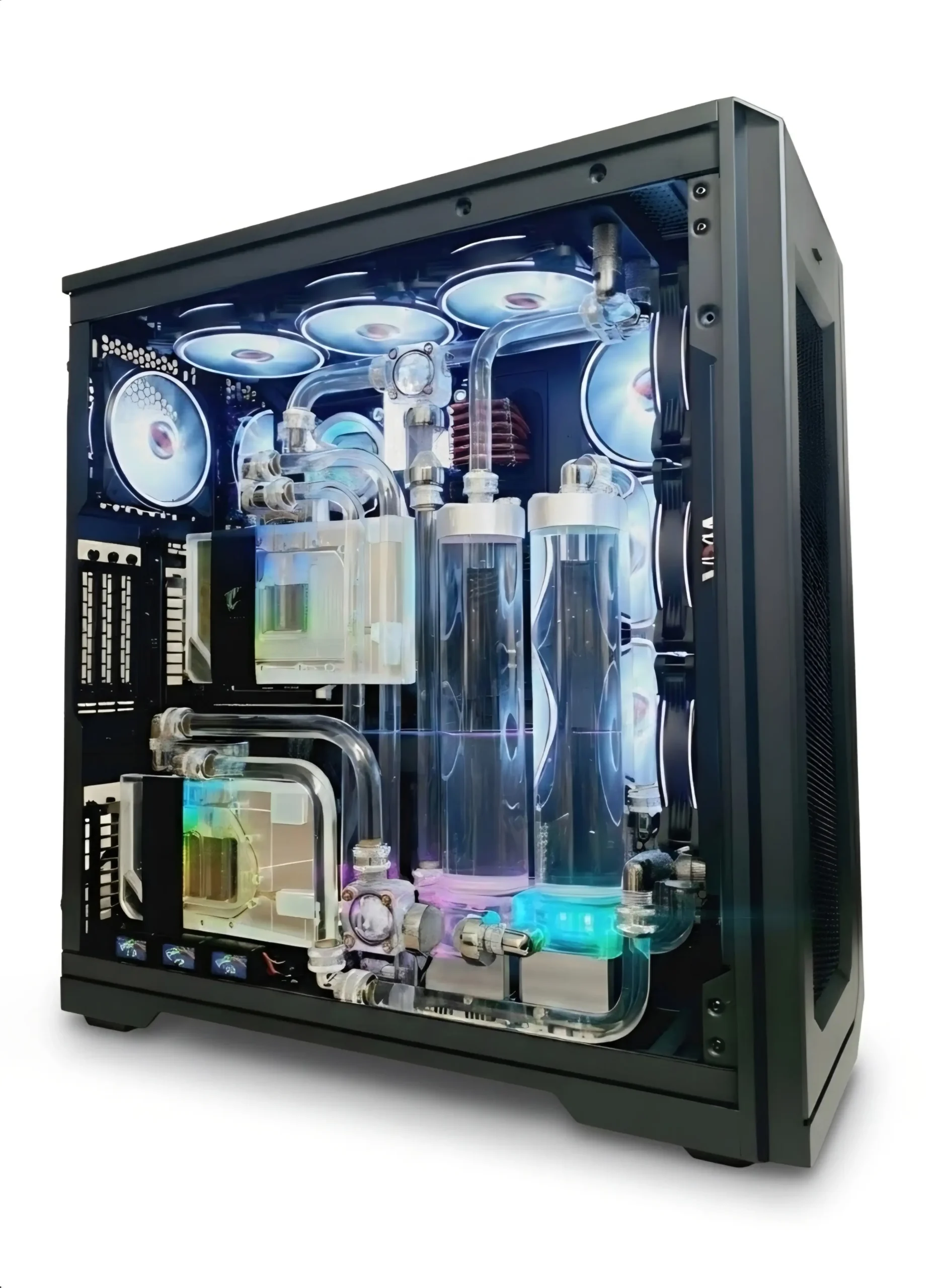 VIXIA VXF-40 custom watercooled workstation with dual NVIDIA GeForce RTX 5090 graphics cards